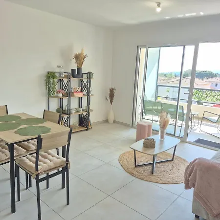 شقة Le Petit Nid Corse Terrasse, Lumiere Et Douceur *